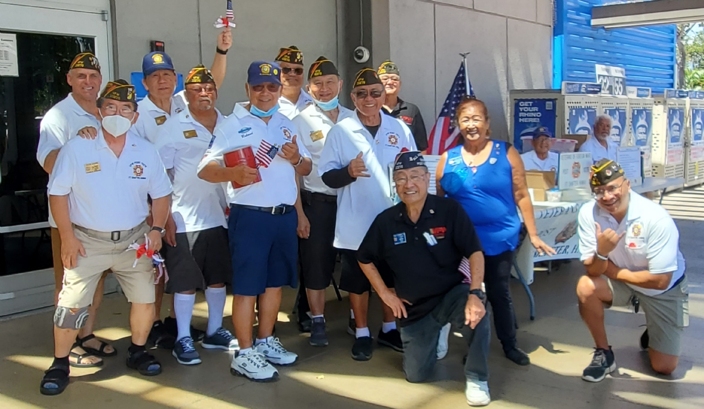 Post 10276 Buddy Poppy Event was held at Walmart in Pearl City.  Much Mahalo to All.  Truly grateful to Walmart and the generous support of their customers.  Also, thankful to our 10276 Members and their 'Ohana who come to volunteer without hesitation.